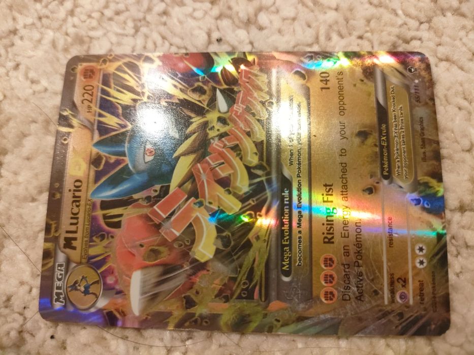 Carta de Pokémon:Lucario Ex