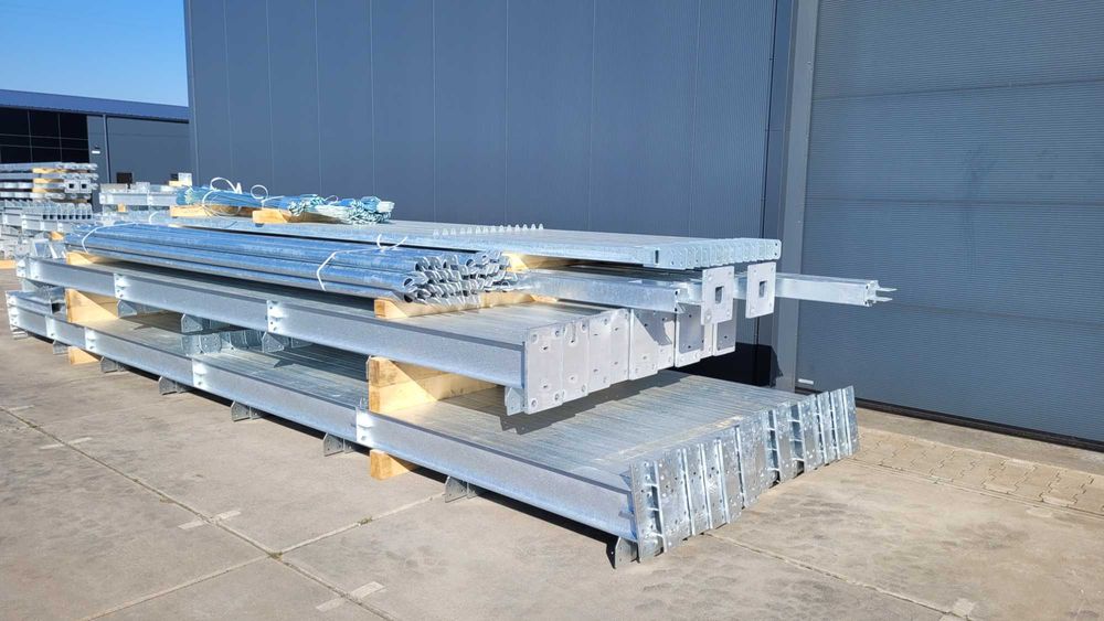 16x40x7 Konstrukcja stalowa hali wiaty magazynu obory budynek
