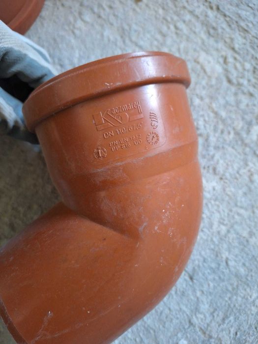 Łączniki, kolano do rur DN 110 DN 160