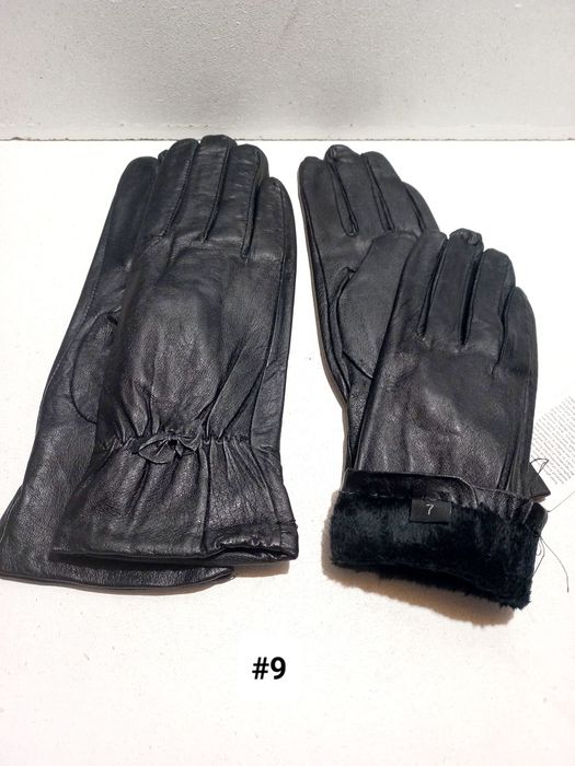 Шкіряні жіночі рукавички  розпродаж залишків