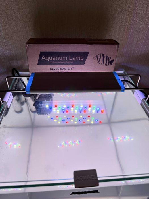 LED светильник для аквариума Seven Master 12W, Раздвижная RGB лампа