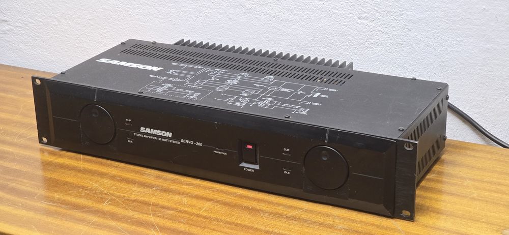 Samson Servo 260 Studyjna końcówka mocy 2x90W 8ohm 2x130W 4ohm