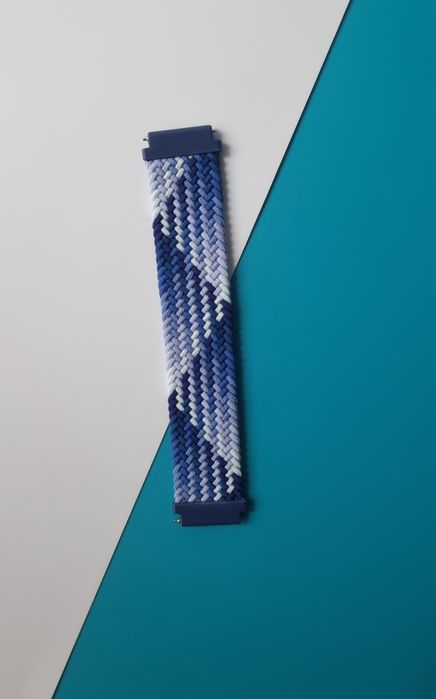 Pasek plecionego materiału 20 mm do zegarka Samsung, Huawei, Amazfit,