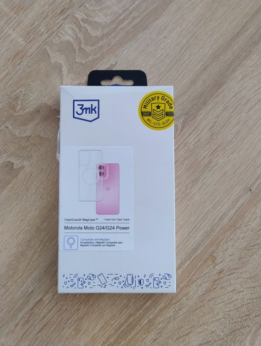 NOWE etui 3mk do Motorola G24/G24 Power silikon przeźroczysty