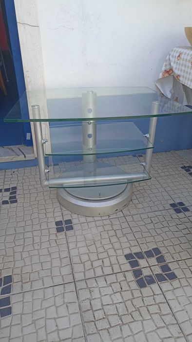 Mesa para TV em Vidro