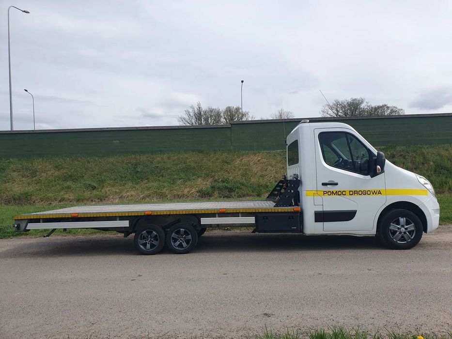 Renault MASTER ALGEMA FITZEL  Autolaweta 3 Osie Hydraulika Niski Kat Załadunku Klimatyzacja