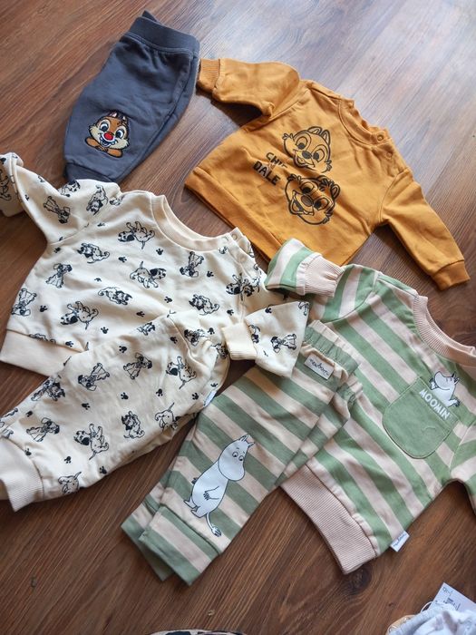 3 szt dresy kaplety rozmiar 56-62