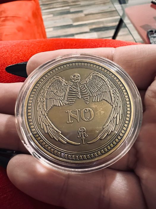 Монета выбор да нет на удачу yes no coin DND игра Гарри Поттер деньги