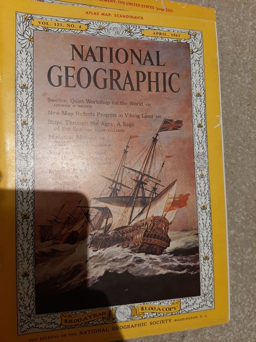 National geographic abril 1963