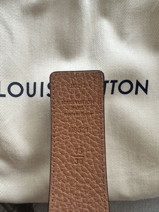 Nowy Pasek Louis Vuitton model initiales 75 cm / 3 cm Oryginał