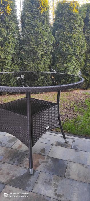 Stół ogrodowy z technorattanu