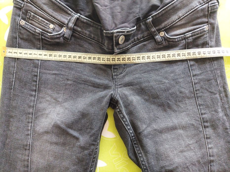Spodnie ciążowe H&M rozm M 38, jeansy rurki.