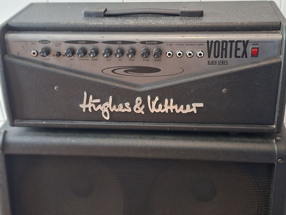 Amplificador Hughes & Kettner Vortex Black Series + Coluna Crate