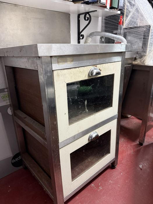 Bancada / Móvel Inox Compacto 60x55x90 cm – Industrial / Doméstico