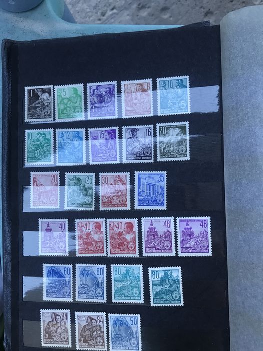 Znaczki DDR kolekcja