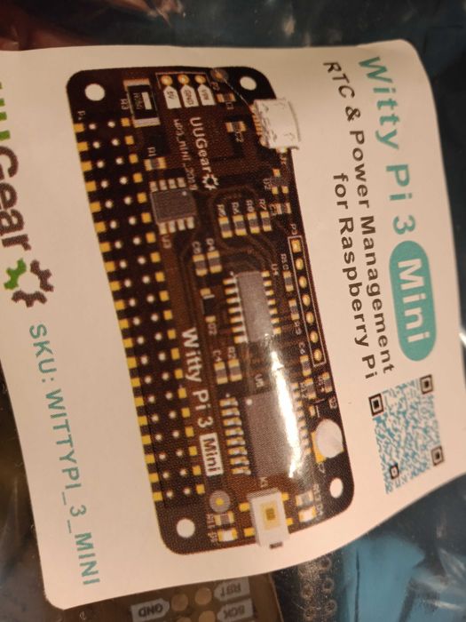 Witty Pi 3 Mini - RTC e gestão de energia para Raspberry Pi64354223619073121