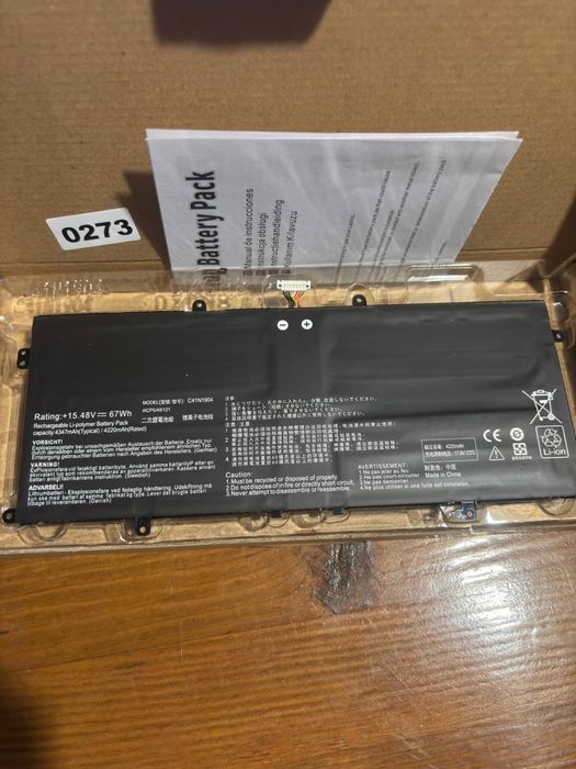 Батарея hp pavilion dell latitude acer aspire  zenbook h250,ideapad 520,530s,yoga530