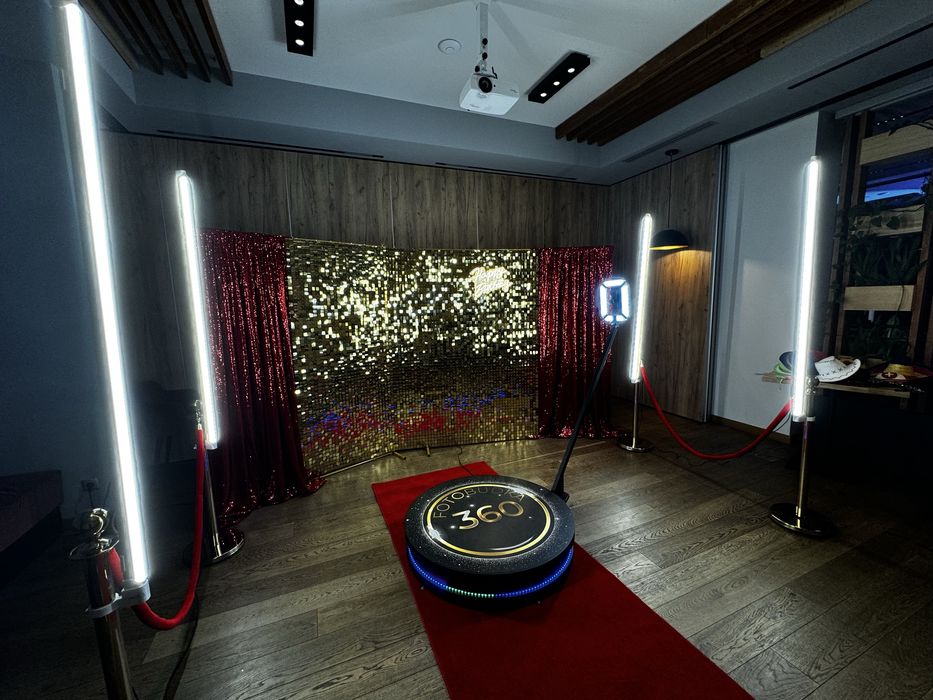 Fotobudka 360 - Kompletny Zestaw 100cm + Akcesoria