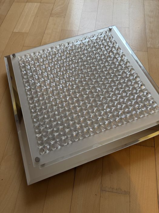 Plafon srebrny/lustro używany