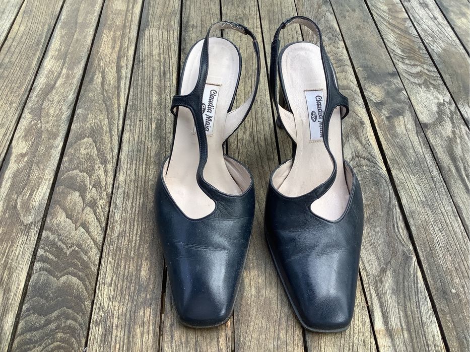 Sapatos de senhora azuis