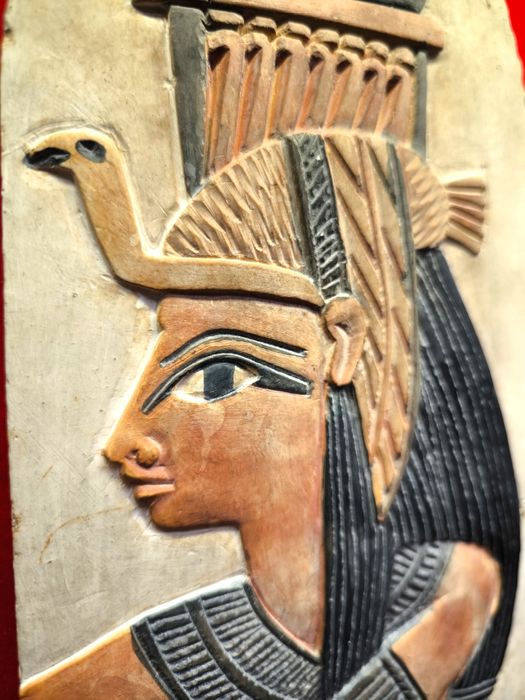 Egipska Płaskorzeźba na Kamieniu do Powieszenia na Ścianie/ Obrazek