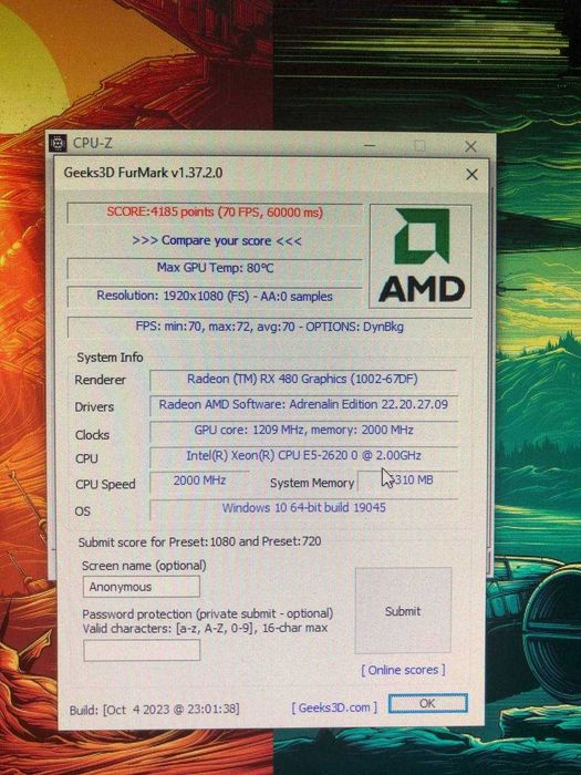 ПК ігровий 12 ядер Стаціонарний компютер RX 480 8GB Системний блок 1TB