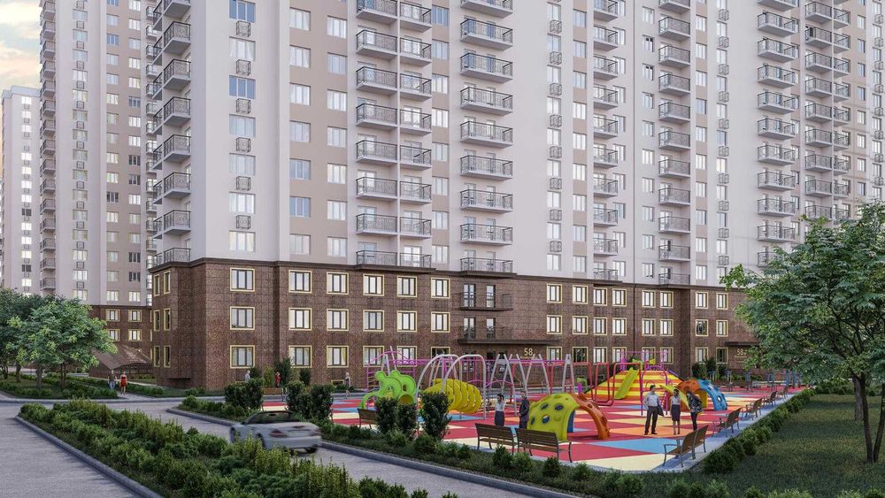 2х комнатная квартира в ЖК 58 Жемчужина