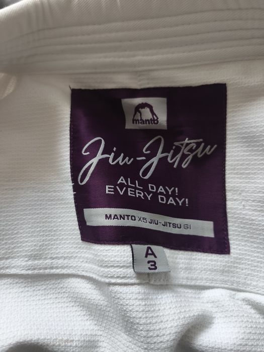 Kimono MANTO X5 Tamanho A3 Nunca Usado + Faixa Branca