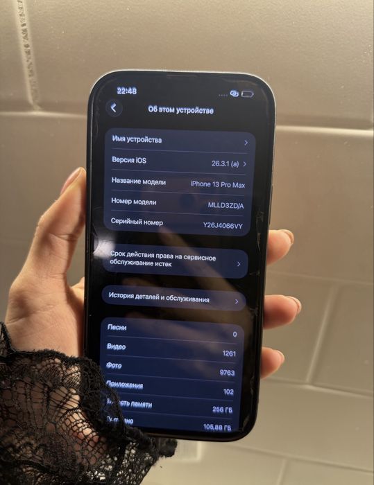 Iphone 13 pro max 256 gb