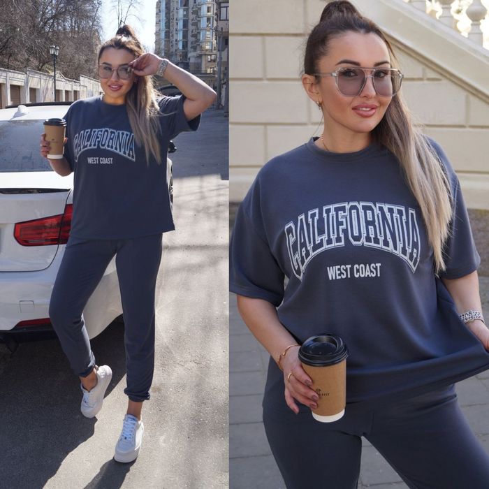 Костюм жіночий двійка, футболка та штани‼️роздріб та ОПТ‼️