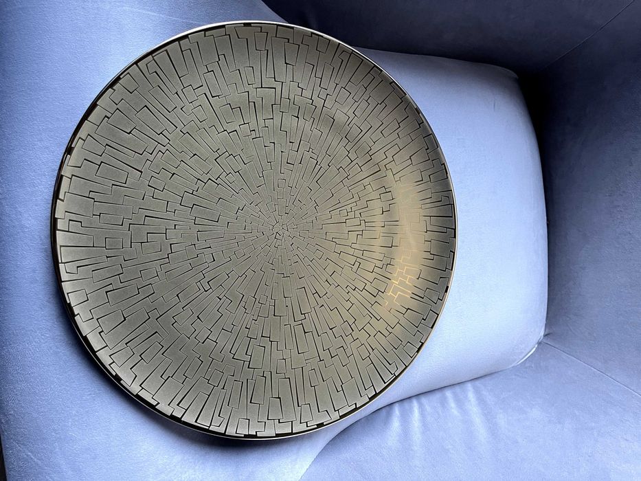 Talerz, patera Rosenthal, Podtalerz 33 cm TAC Skin Gold nowy