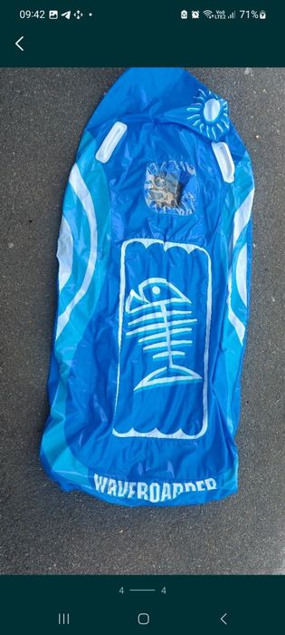 Матрас для плавання і груша надувна одним лотом