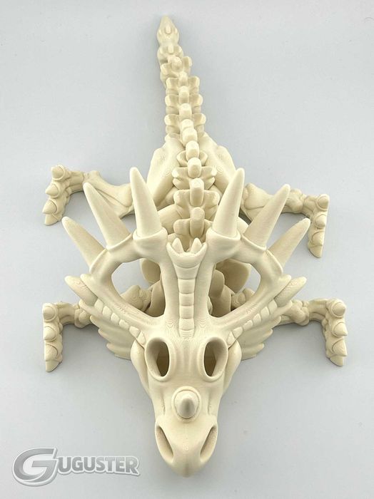 Szkielet Dinozaura – Styrakozaur (Styracosaurus) | ruchomy, druk 3D