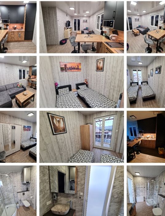 Powidz Domek domki z Sauną Jacuzzi Grill Pizza Ognisko