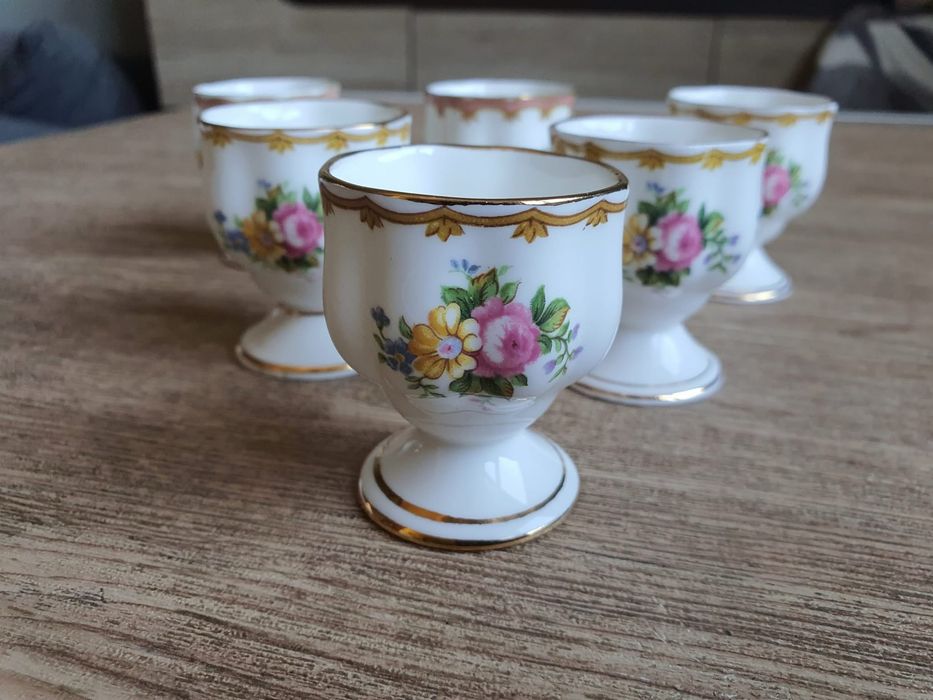 Kieliszki do jajek porcelanowe Royal Albert
