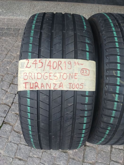 2 pneus 245 40 r19 bridgestone