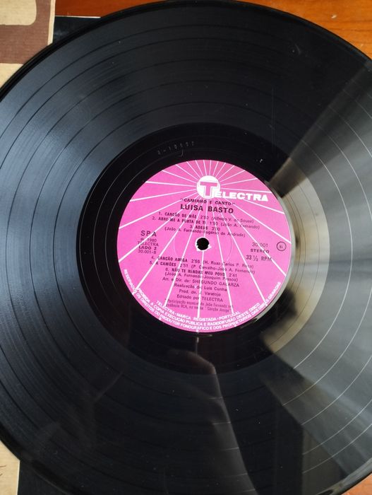 Disco de vinil LP Luísa Basto - Caminho e Canto