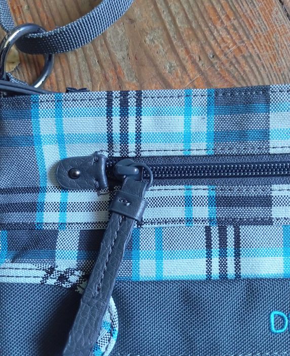 Dakine Lola 2l, damska torba przez ramię, crossbody, krata niebiesko-szara