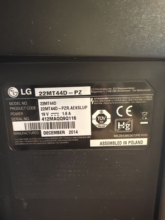 Telewizor LG serii MT44