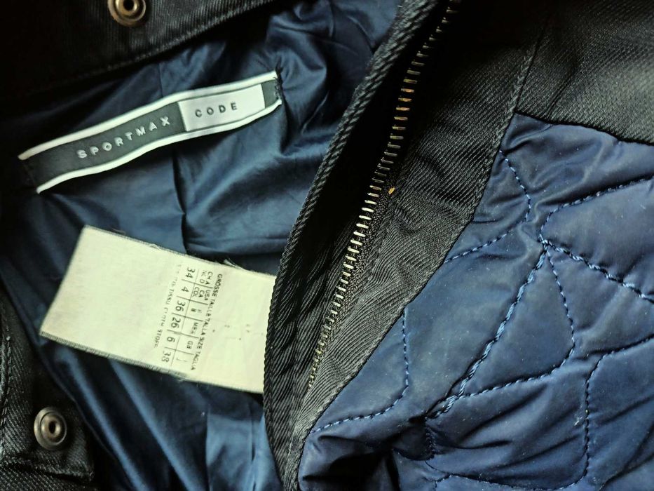 Max Mara kobiecy pikowany płaszcz 34