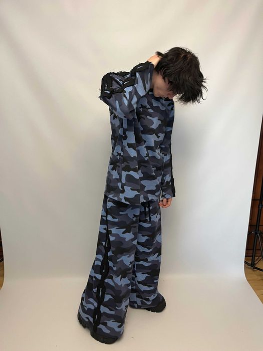 Pants Chains Patch Green Camo/black Light Balenciaga Trackpants