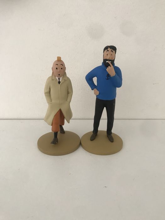 Bonecos Tin tin e capitao Haddok