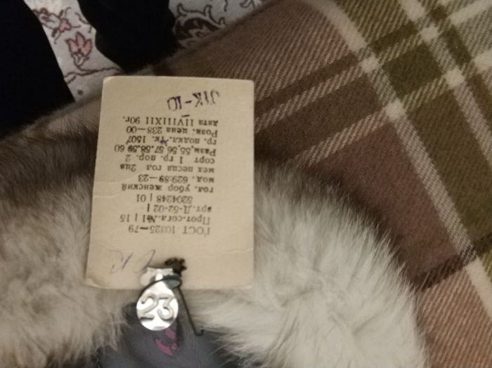 Шапка женская из песца.