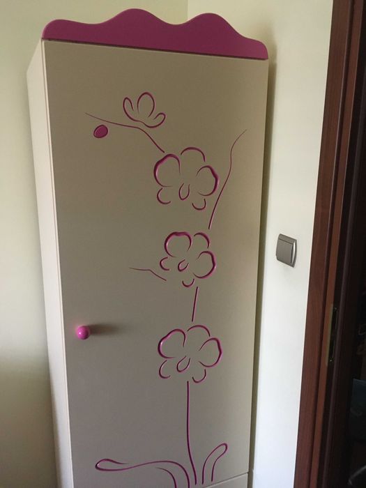 Meble dla dziewczynki Meblik Orchidea zestaw