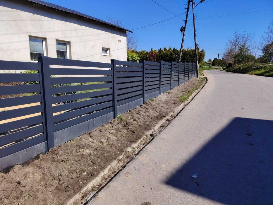 Ogrodzenie panelowe Siatka panelowa Brama Montaż Na wymiar