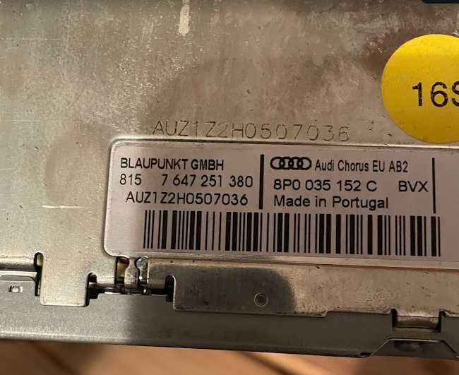 Auto Radio Audi Chorus EU AB2 Audi A3