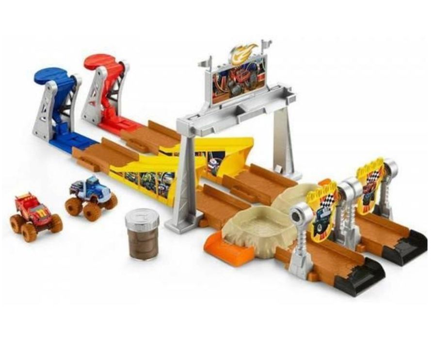 Ігровий набір Блиск і монстрмашини Blaze Гонки у бруді Fisher-Price