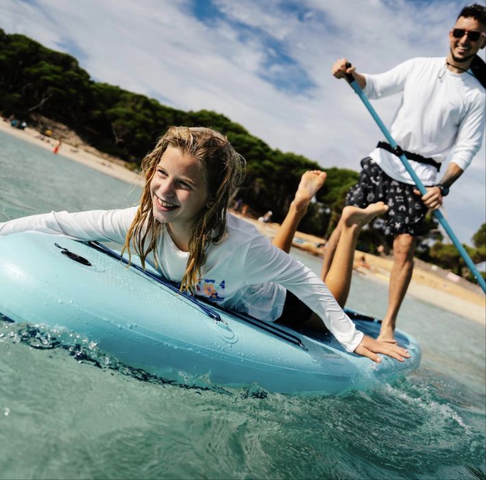 SUP дошка Decathlon 100 320 см 10’6” Allround комплект весло насос рюкзак