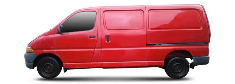 Bagażnik dachowy Toyota HIACE Bus Van 1996 do 2012 belki relingi dach