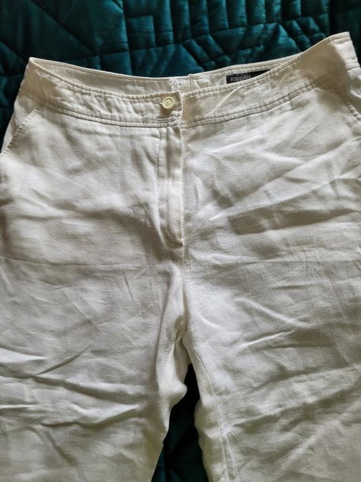 KappAhl 44 spodnie lniane letnie